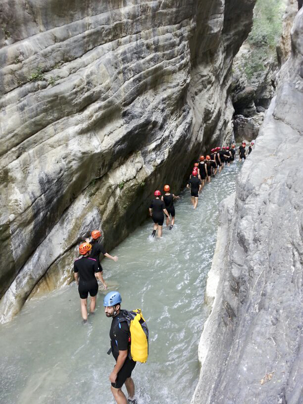 Canyoning nelle Gole del Raganello