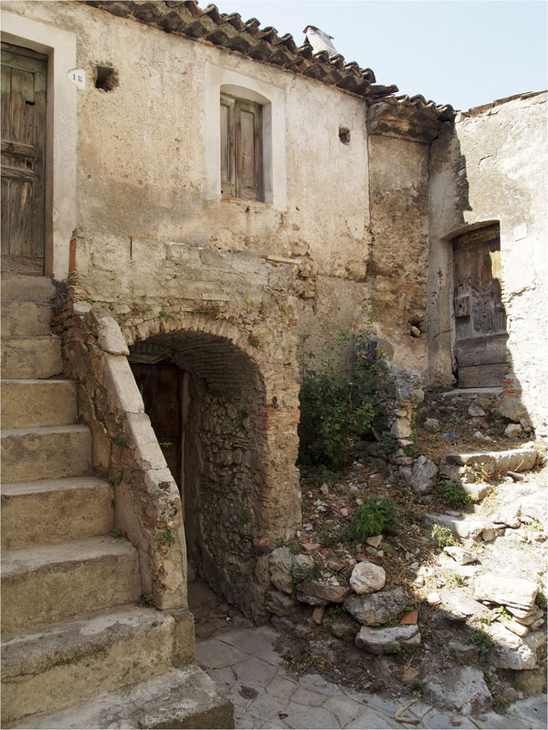 Il centro storico di Civita